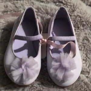 Janie & Jack lavender ballet flats baby size 5